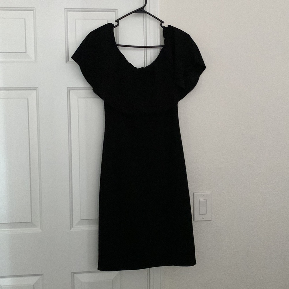 Off the shoulder ruffle dress